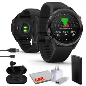 010-02200-00 Garmin Ag2 Approach S62 Premium Gps Golf Watch - Black Built-in Virtual Caddie
