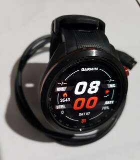 0100274602 Garmin Approach S70 Premimum 47 Mm Black Ceramic Case With Silicone Band