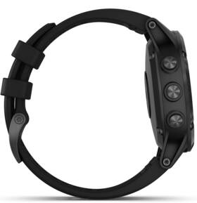 Garmin 753759207052 Golf Fenix 5 Plus Watch Silver/black Band Gps/range Finders