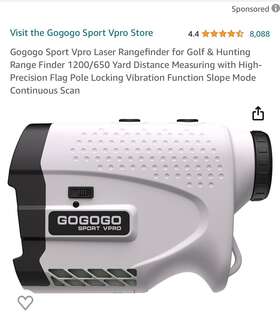 Gogogo Pro-gs24 Sport Golf Laser Rechargeable Slope