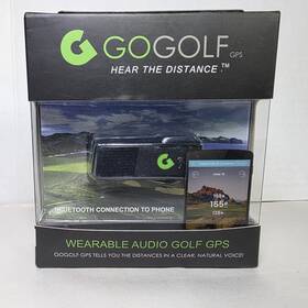 Gogolf 789184879304 Gps Hear The Distance Wearable Audio Golf Go Sealed In Box
