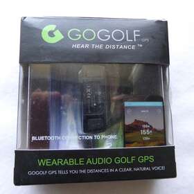 Gogolf 789185872304 Hear The Distance Wearable Audio Golf Gps Bluetooth Connection