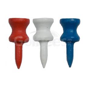 Gte-sdt-1x100-rwb Golf Tees Etc 1 Inch Step Down - Pack Of 100 Red White Blue Mix