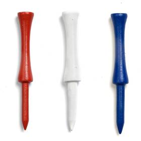Golf Tees Etc Gtesdt-3-14x100-rwb 3 1/4 Inch Step Down - Pack Of 100 Red White Blue Mix
