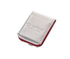 Golf White Leather Buddy Clip Voice