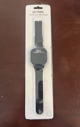 Golfbuddy 195627000028 For Golf Buddy Voice/voice 2 Gps Rangefinder Silicone Watch Band Strap Wristband