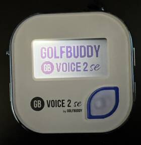Gb7voice2wheblu Golfbuddy Voice 2 Golf Gps/rangefinder - White/blue Euc