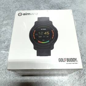 Jrst-0115 Golfbuddy Golf Buddy Aim W12 Gps Smart Watch Full Color Touchscreen Ipx7 Tft Black