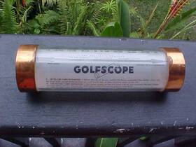 Golfscope Company 63980 Vintage Golf Scope With Poster By The - Rare