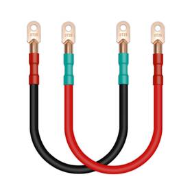 Gopayia 794697822341 4 Awg Golf Cart Battery Cables For Ezgo Txt 1994-up 36v/48v Gauge Pure Copp