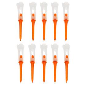 Golf-tee-10 Gwyan 10 Pcs 3-1/4 Inch Plastic Golf Tees With 4-prong Professional Performance Ser