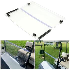 Hecasa ‎ Mo-1466 Front Windshield Compatible With 1986-1994.5 Ezgo Marathon Golf Cart F