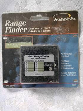 162303 Intech Vintage Golf Rangefinder With Stroke Counter New Old Stock