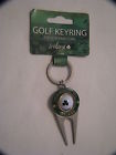 Irish Shamrock Gift Co Cool Lucky Golf Ball Ireland Pitch Repair Fork Divot Tool Keychain Keyring 5390711014034