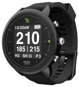 Izzo 050004665734 Golf Swami Watch Black Gps/range Finders