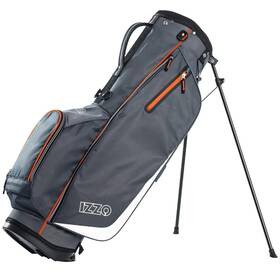 A81107 Izzo Ultra Lite Golf Stand Bag Grey/orange