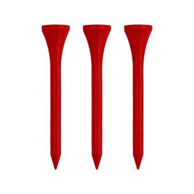 A85026 Izzo Wood Golf Tees 200 Pack 2.75 Inches Red