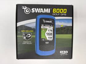 Izzo Golf 689769440823 Swami 6000 Gps Handheld Rangefinder - Blue