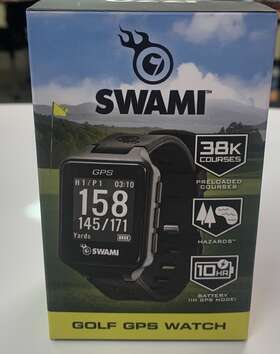 A44055 Izzo Golf Swami Gps Watch - Black