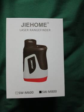 Sw-m800 Jiehome White Black Rechargeable Golf Hunting Laser Rangefinder New