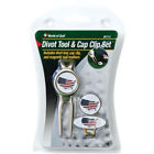 Jr713 Jef World Of Golf Usa Flag Divot Tool Cap Clip