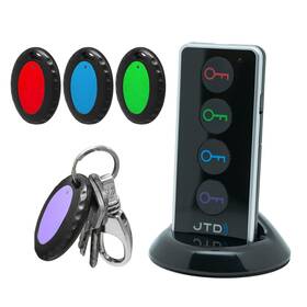 Jtd-641 Jtd 810058920157 Key Finder With 100db Loud Sound And 4 Receivers - Remote Locator For Ke