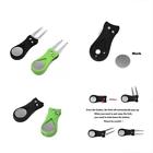 Jy0002207a Golf Divot Tool With Button Magnetic Ball Marker Pitch Mini