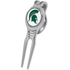 Ktu-mi-st-mss Kool Tool Ncaa Linkswalker Michigan St Divot Repair W Clip New 842542019597