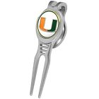 Ktu-mia-fl-mih Kool Tool Ncaa Linkswalker Miami Hurricanes Divot Repair W Clip New 842542018958