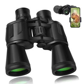 Lw6400 Landview 20x50 High Power Binoculars For Adults With Smartphone Adapter Hd Profession