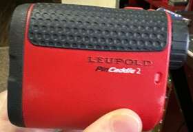54415 Leupold Golf Pincaddie 2 Gps/ Rangefinder - Red Used