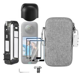 Le-i360x4-02 Lewote 7 In1 Compatible With Insta360 X4 Accessories Kit Aluminium Protective Frame