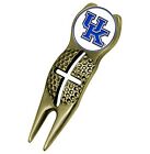 Lw-co3-kyw-xtool-g Linkswalker Ncaa Kentucky Wildcats Crosshairs Divot Tool Gold