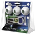 Lwco3csr3pkt Linkswalker Colorado State Rams Ball Gift Pack With 847676067193