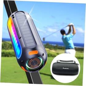 Es-t89 Magolfin Solar-powered Magnetic Bluetooth Speaker With Storage Case Rgb Multicolor