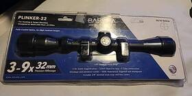 00790272003730 Micro World Corp 790272003730 Barska Ac13087 Plinker-22 Riflescope 3-9x32 30/30 Reticle With Rings Black New