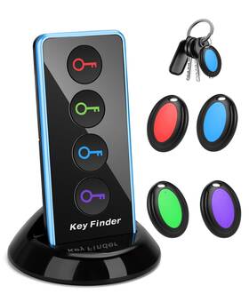 Midlocater 749799982004 Key Finder 85db Rf Item Locator Tags With 131ft. Working Range Wireless Re