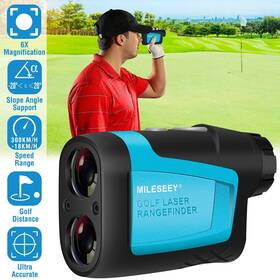 T2622 Mileseey Pro Golf Rangefinder 6x Magnification Clear View 650 Yards Laser Range Finder