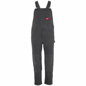 M850g-3634 Milwaukee Freeflex Bib Overalls Lightweight Fabric Gray 36x34 -