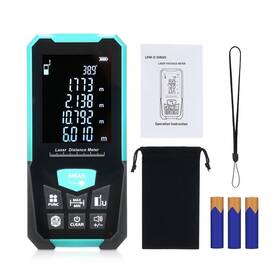 E26312-100 Mulcort Profesional Laser Distance Meter 100m/328ft Tape Measure Rangefinder Wi