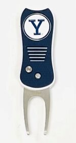 Ncaa Yale Bulldogs Switchblade Golf Divot Tool With Ball Marker Navy White