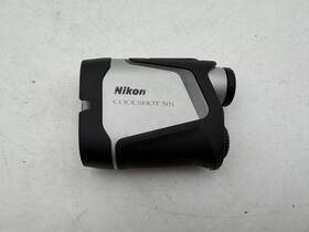 0021445 Nikon Coolshot 50i Pl51 Golf Laser Rangefinder Black Gray Slope