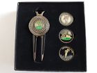 Pbdb4525k Golf Link Mib Pebble Beach Divot Tool Ball Markers Set