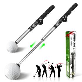 Phaniteces 739411526723 Retractable Golf Swing Trainer - Pro Handed Click Stick Grip G
