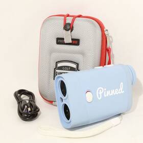 Pinned 051497329815 Golf Prism Laser Slope Rangefinder Blue Usb Rechargeable With New Cable