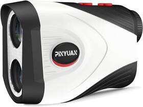 Sh117 Pinyuan 008678788954 Golf Rangefinder With Slope 1200 Yard Magnet Stripe - Black/white