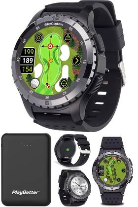 Lx5c Playbetter 720524837868 Skycaddie Golf Gps Watch Bundle - Touchscreen Range Finder Smartwat