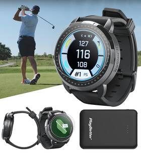 Playbetter 724901589784 Bushnell Ion Elite Black Golf Gps Watch - Color Touchscreen Smartwatch With