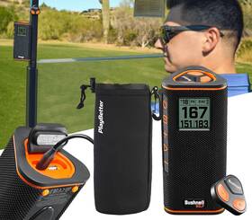 Playbetter 724901593354 Bushnell Wingman View Golf Speaker Bundle - Easy-to-read Lcd Display Bluetoo