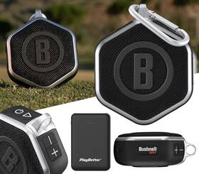 Playbetter 724901593903 Bushnell Wingman Mini Silver/black Magnetic Gps Golf Speaker Bundle Portabl